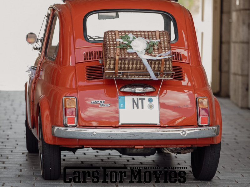CarsForMovies | Fiat 500 R 1973 Italien Rot Schwarz Zivilfahrzeug Kleinwagen Baden-Württemberg 7603 Schiebedach Cinquecento